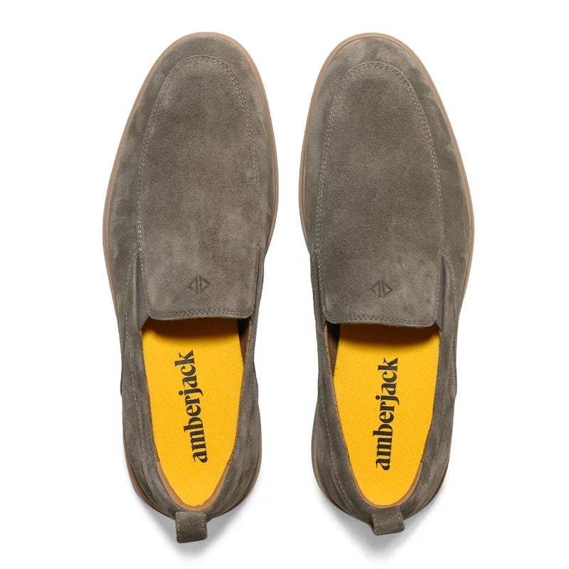 The Slip-On in Slate by Amberjack - Top Down View