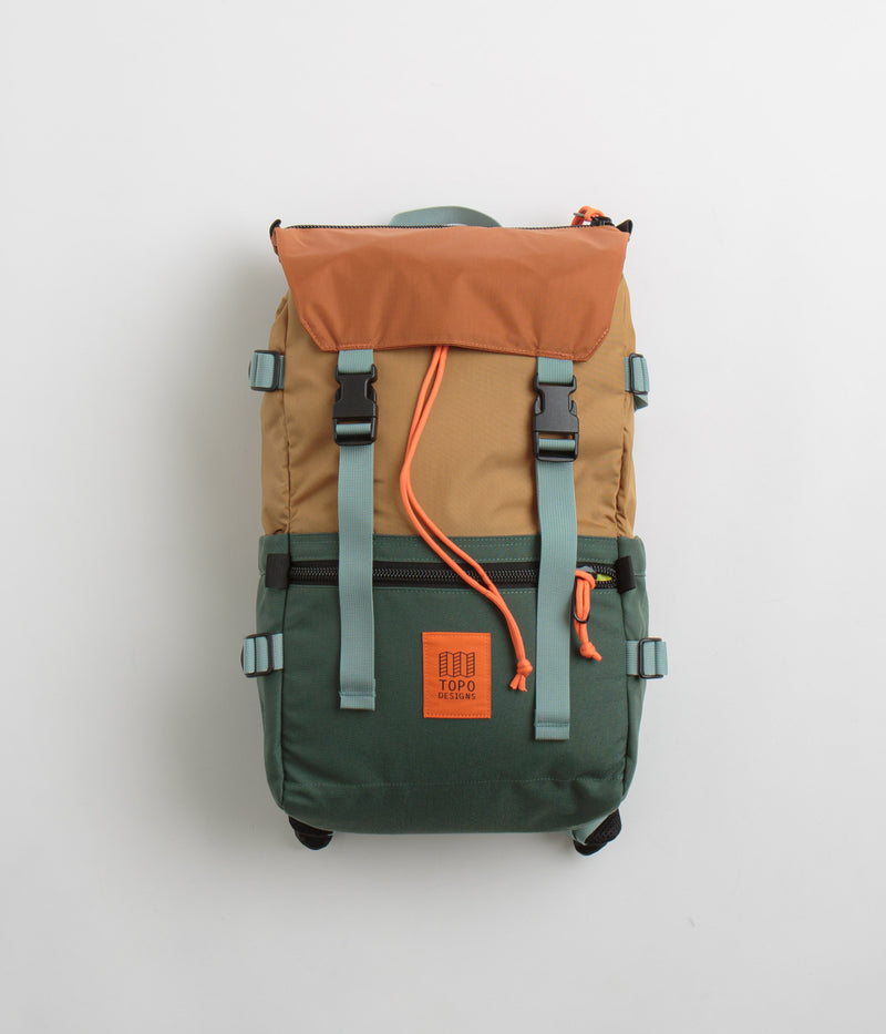 Topo Designs Classic Rover Pack in Forest and Khaki