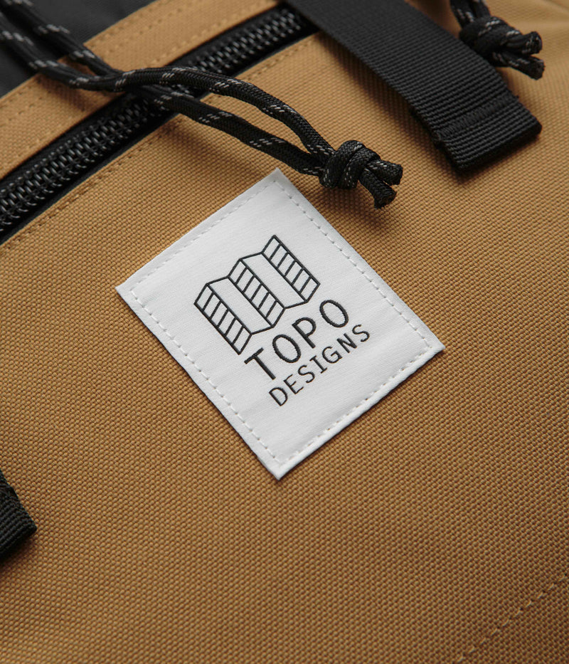 Topo Designs Classic Rover Pack in Khaki and Black