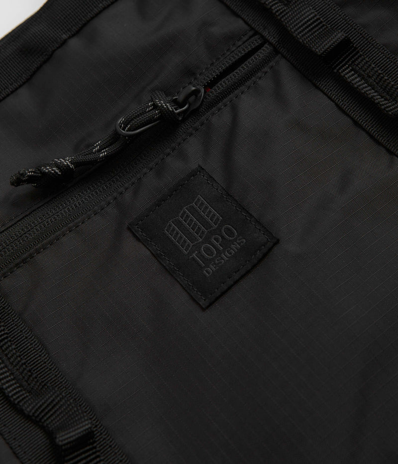 Topo Designs Mountain Utility Tote in Black and Black