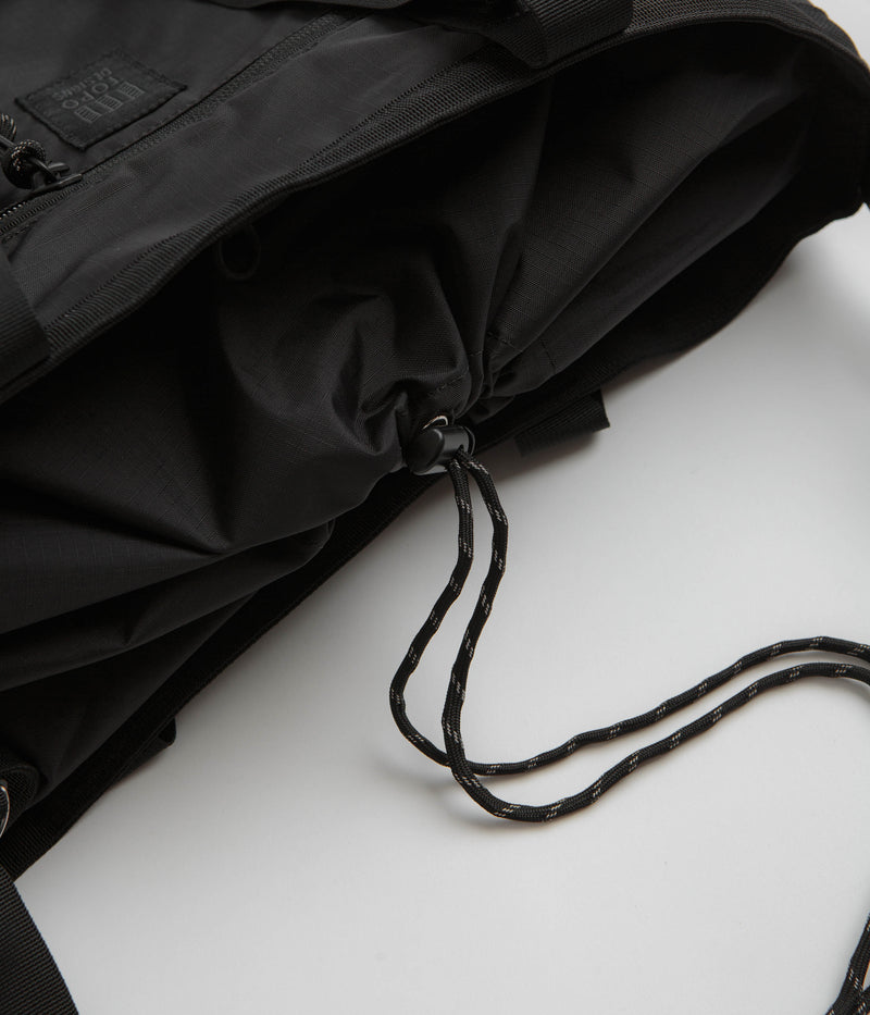 Topo Designs Mountain Utility Tote in Black and Black