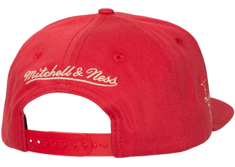 Travis Scott x Mitchell & Ness LSU Tigers Snapback Hat Red
