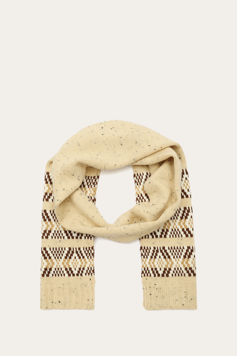 Tweed Fair Isle Scarf