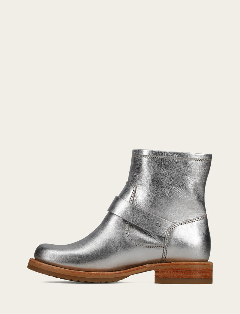 Veronica Flex Bootie - Silver - Inside