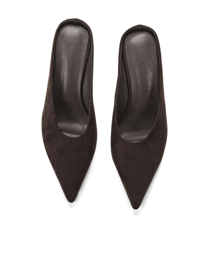 VIANNE - DARK CACAO SUEDE-Wedges-Billini-Billini