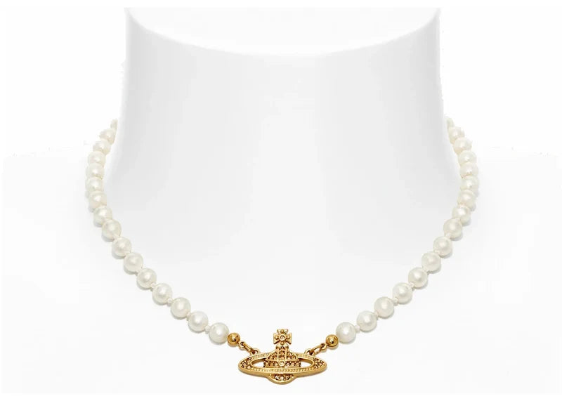 Vivienne Westwood Choker Mini Bas Relief Gold