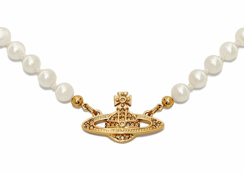 Vivienne Westwood Choker Mini Bas Relief Gold