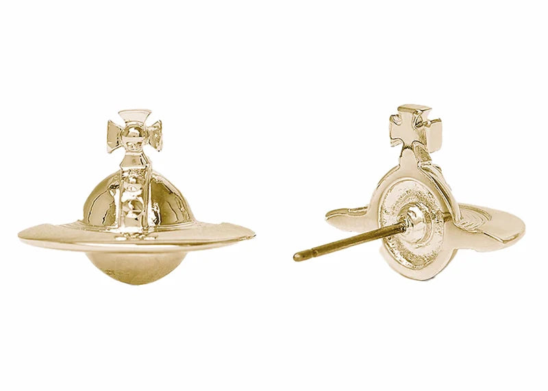 Vivienne Westwood Earrings Solid Orb Gold-tone