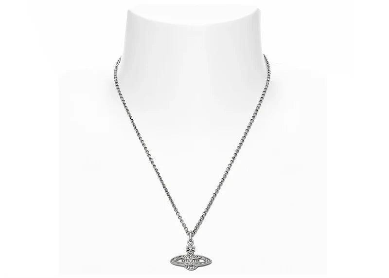 Vivienne Westwood Necklace Mini Bas Relief Pendant Silver