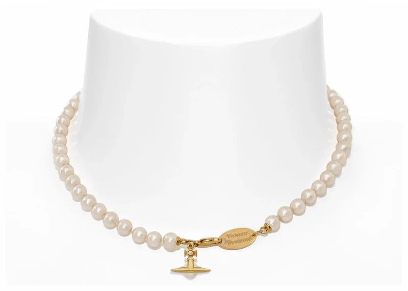 Vivienne Westwood Necklace Simonetta Pearl Gold