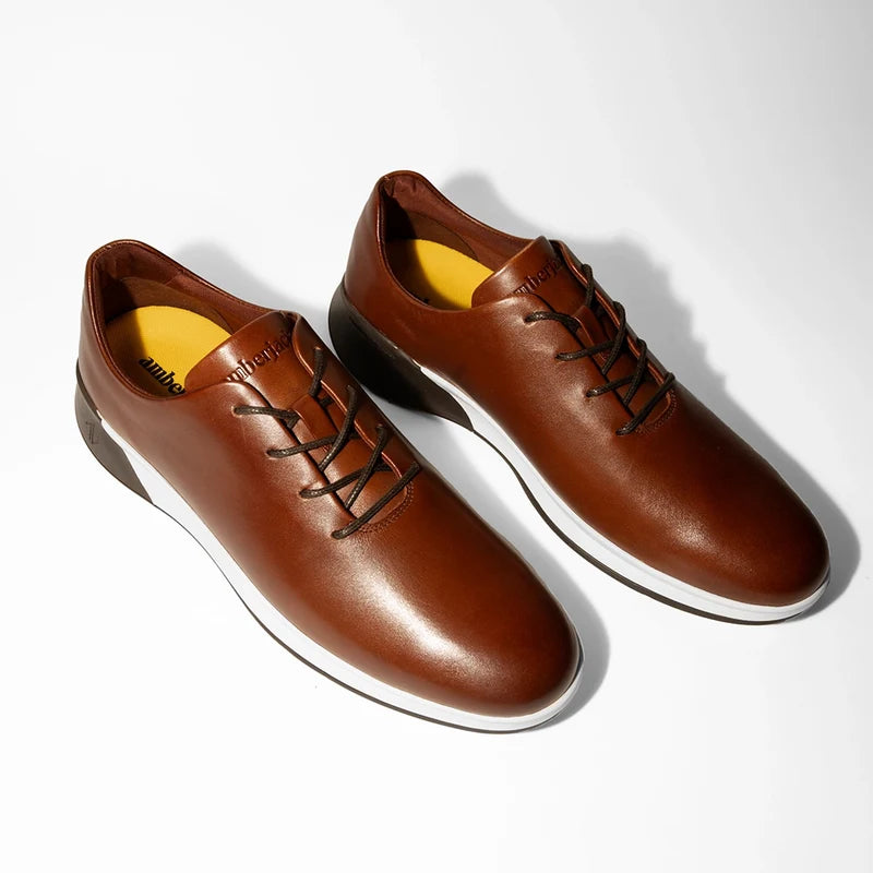The Whole Cut Hybrid in Chestnut Brown - 3/4 View