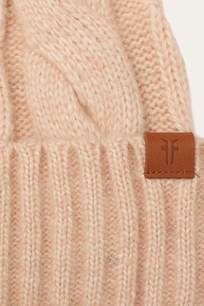 Wide Cable Cuff Hat