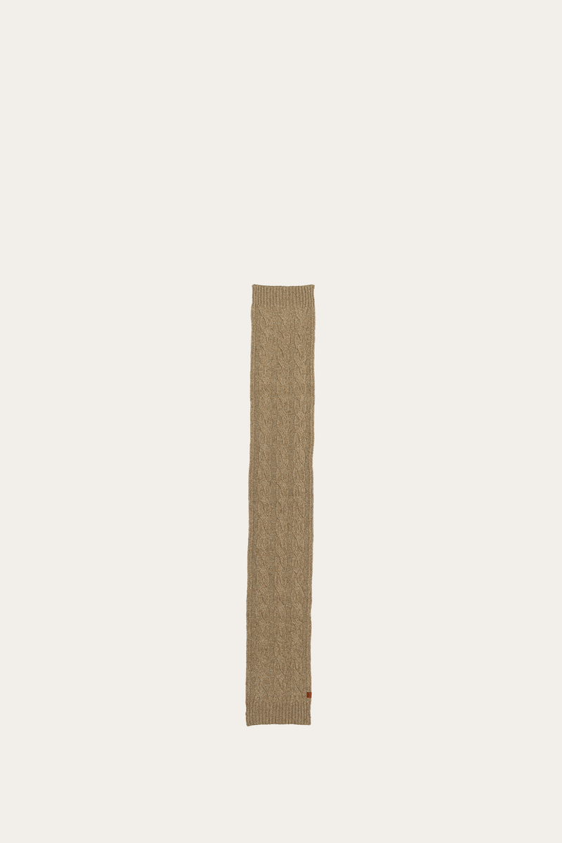 Wide Cable Scarf
