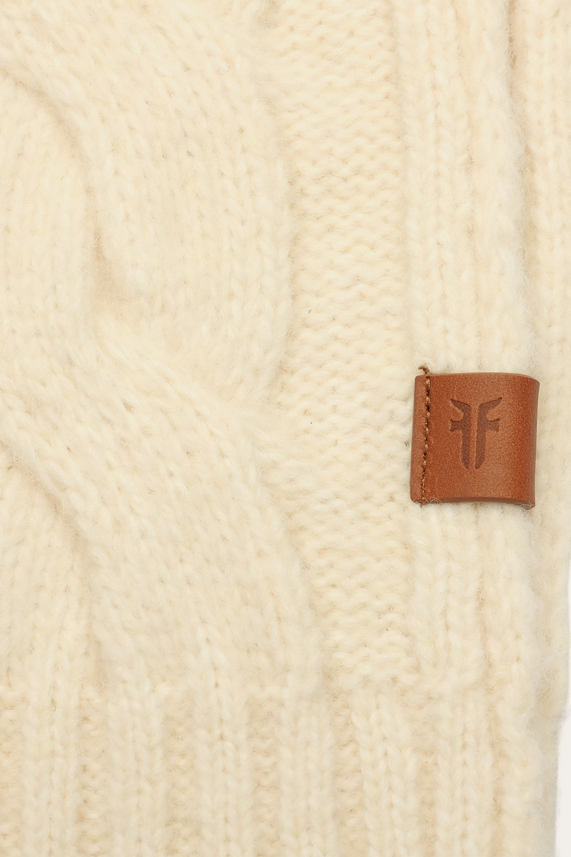 Wide Cable Scarf