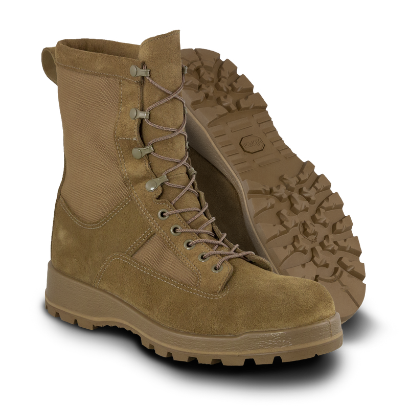 Photo of a pair of Altama® Wrath 8 inch ar 670-1 American made combat boots