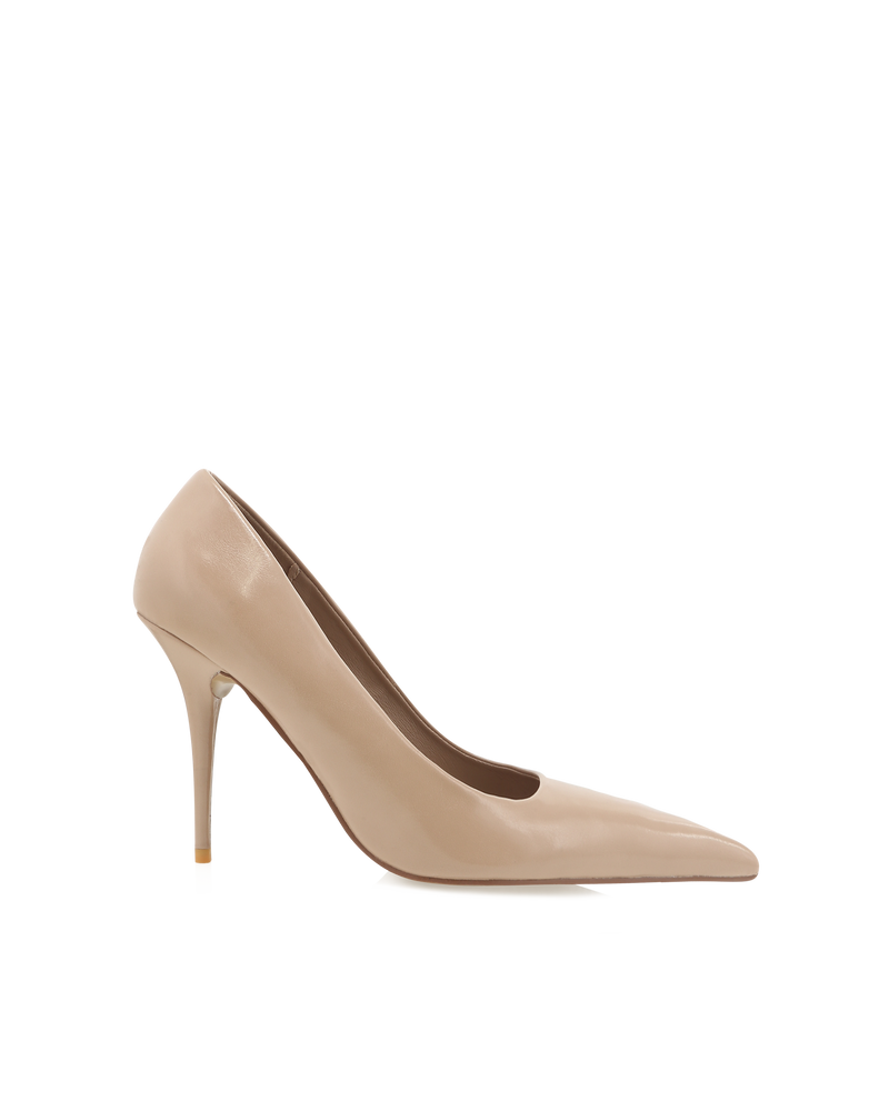 YAMILA - CAFE AU LAIT SHINE-PUMPS-Billini-Billini